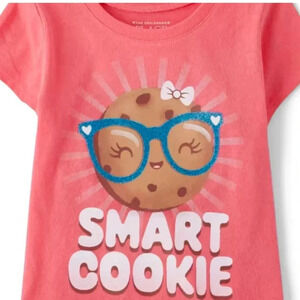 Children's Place Girls Smart Cookie Graphic Tee Size 5T